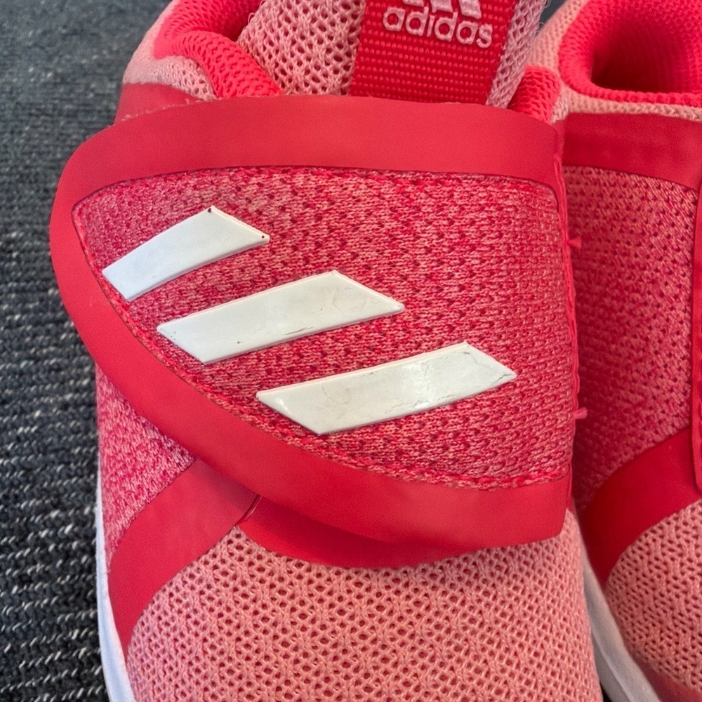 Kidcore running ADIDAS FortaRun X CF I "Shock Red" Toddler 5K low top Sneaker 5 - Picture 10 of 13